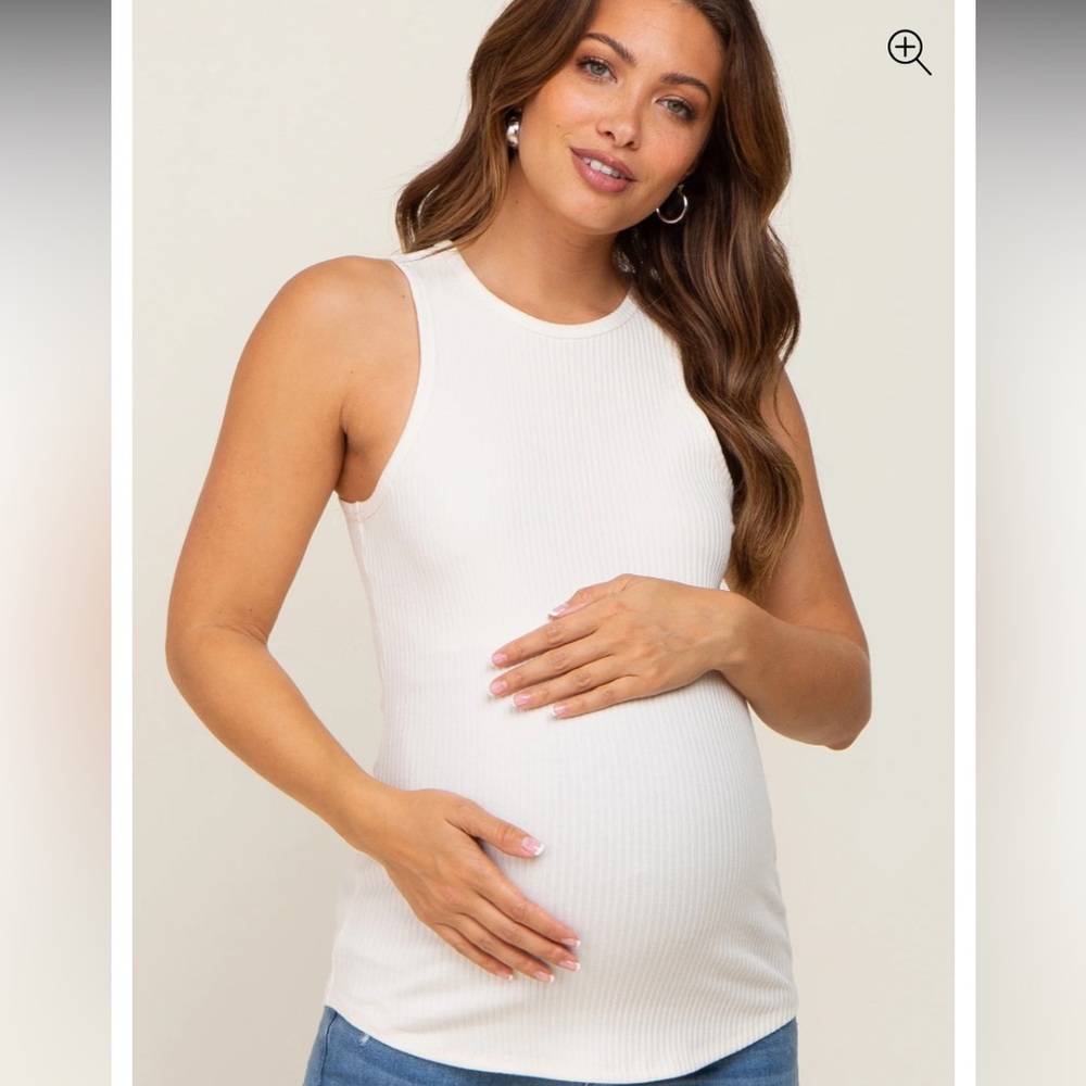 Maternity ribbed tank